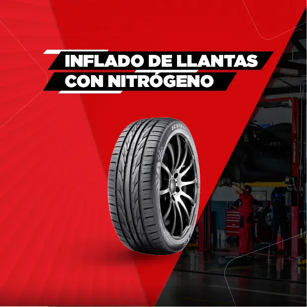 Servicios Lllantas Inflado con Nitrogeno
